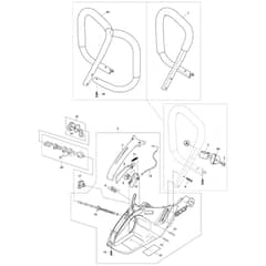 Makita PS-7310 - Petrol Chainsaw - Power Tool 01 Diagram
