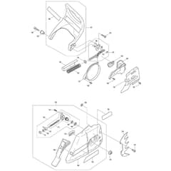 Makita PS-7310 - Petrol Chainsaw - Power Tool 06 Diagram
