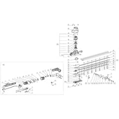 EGO PTX5100 - Hedgetrimmer Attachment (Jan 2022) Main Assy Diagram
