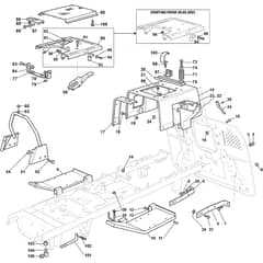 PTX 160 HD - 2015-2019 - 2T0930473/15 - Castel Garden Ride On Mower Frame Diagram