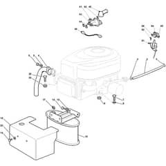 PTX 170 HD - 2013-2020 - 2T1730273/Y13 - Castel Garden Ride On Mower Engine Diagram
