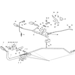 PTX 180 HD - 2020-2021 - 2T0970473/C20 - Castel Garden Ride On Mower Gearbox Controls Diagram
