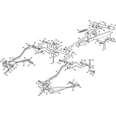 PTX 190 HD - 2021 - 2T1300473/C21 - Castel Garden Ride On Mower Deck Lifting Diagram