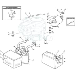 PTX 200 HD - 2013-2022 - 2T0950273/Y13 - Castel Garden Ride On Mower Engine Diagram