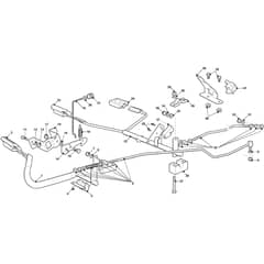 PTX 200 HD - 2013-2022 - 2T0950273/Y13 - Castel Garden Ride On Mower Gearbox Controls Diagram