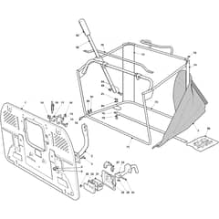 PTX 200 HD - 2013-2022 - 2T0950273/Y13 - Castel Garden Ride On Mower Grasscatcher Diagram