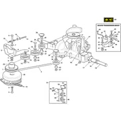PTX 210 HD - 2022-2025 - 2T0980473/C22 - Castel Garden Ride On Mower Transmission Diagram