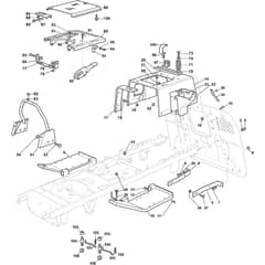 PTX 220 HD - 2013-2022 - 2T1310273/Y13 - Castel Garden Ride On Mower Frame Diagram
