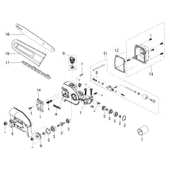 PTX 2750 -  - Efco Pole Pruner Pole pruner Diagram