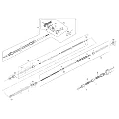 PTX 2750 - Efco Pole Pruner Transmission Diagram