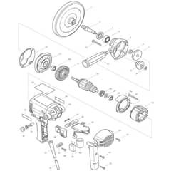 Makita PV7000C - Electronic Polisher - Power Tool Diagram