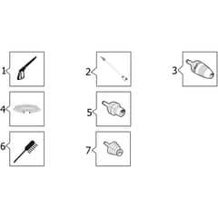 PW 115 C - Oleo-Mac Pressure Washer Accessories Diagram