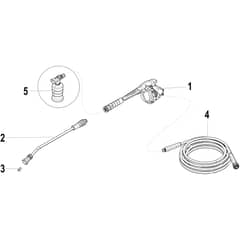 PW 250 HC - Oleo-Mac Pressure Washer Accessories Diagram