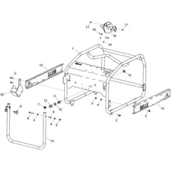 Belle PWX Range - Frame Assembly (PWX 13-230)
