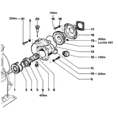 Belle PWX Range - Gearbox Assembly (PWX 08-180 & PWX 13-230)