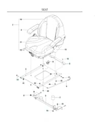 Husqvarna Pz29 D - Seat