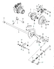 Husqvarna Pz29 - Parking Brake
