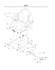Husqvarna Pz5426 Fx - Seat