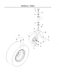 Husqvarna Pz5426 Fx - Wheels & Tyres