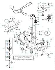 Husqvarna Pz54 - Mower Deck & Cutting Deck