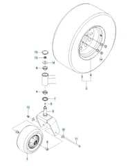 Husqvarna Pz6029 Fx - Wheels & Tyres