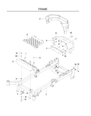 Husqvarna Pz6029 Fx Ca - Frame