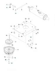 Husqvarna Pz6030 Cv - Engine Plate