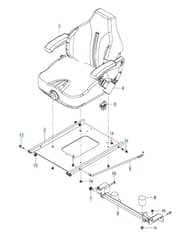 Husqvarna Pz6034 Fx Zt - Seat