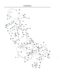 Husqvarna Pz 6029 D - Steering