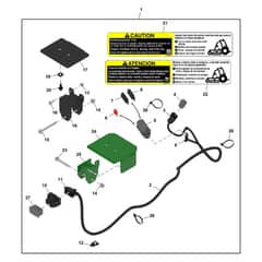 John Deere Q810E - PC16645 - Wiring Harness - ST1410708
