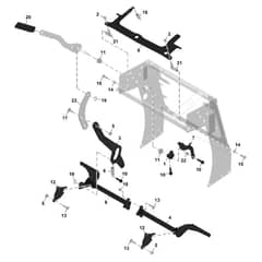John Deere Q810E - PC16645 - Brake Lever - ST1497568