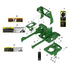 John Deere Q820E - PC16646 - Main Frame - ST1415528