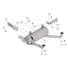 John Deere Q850R - PC16649 - Muffler - ST1343748
