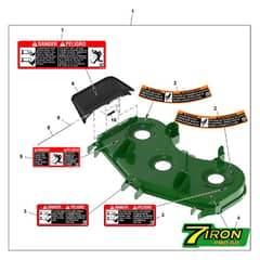 John Deere Q865R - PC16650 - Deck Shell - ST1373428