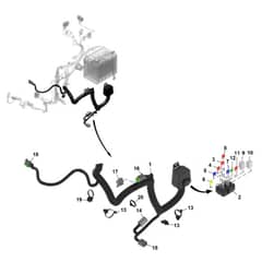 John Deere Q865R - PC16650 - Chassis Wiring (1/2) - ST1374748