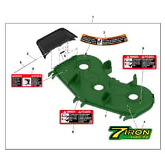 John Deere Q865R - PC16650 - Deck Shell - ST2044048