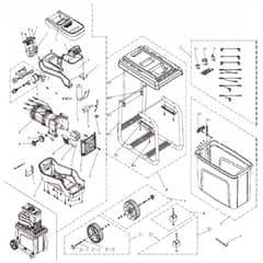 Cobra QS2500 - Shredder Main Diagram