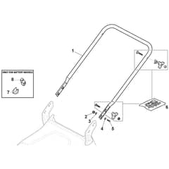 QUATTRO 16 4in1 - 2020 - 2L0431827/AT9 - Atco Rotary Mower Handle Lower Diagram