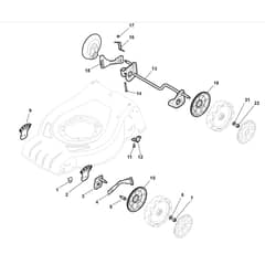 QUATTRO 16S - 2013 - 295442027/AT2 - Atco Rotary Mower Height Adj Diagram