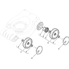 QUATTRO 16S - 2014-2018 - 295442027/AT4 - Atco Rotary Mower Wheels Diagram