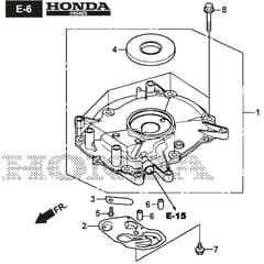 QUATTRO 16SH 4in1 - 2021 - 2L0432837/AT1 - Atco Rotary Mower Crankcase Cover Diagram