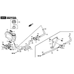 QUATTRO 16SH 4in1 - 2021 - 2L0432837/AT1 - Atco Rotary Mower Fuel Tank Diagram
