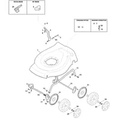 QUATTRO 18 - 2021 - 299481027/AT3 - Atco Rotary Mower Deck And Height Adjusting Diagram