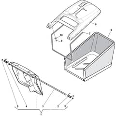 QUATTRO 18 - 2021 - 299481027/AT3 - Atco Rotary Mower Grasscatcher Diagram