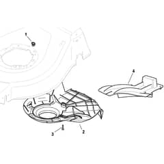 QUATTRO 18 - 2021 - 299481027/AT3 - Atco Rotary Mower Protection Belt Diagram