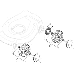 QUATTRO 18 - 2021 - 299481027/AT3 - Atco Rotary Mower Wheels and Hub Caps Diagram