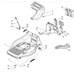 QUATTRO 19SA - 2012-2013 - 292502027/AT2 - Atco Rotary Mower Deck And Height Adjusting Diagram