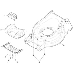 QUATTRO 19SE 4in1 - 2016-2020 - 294502527/AT6 - Atco Rotary Mower Mask Diagram
