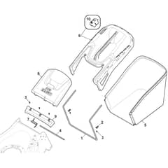 QUATTRO 19SH 4in1 - 2019-2024 - 294502837/AT9 - Atco Rotary Mower Grasscatcher Diagram