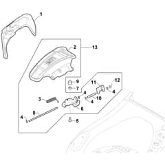 QUATTRO 19SH 4in1 - 2019-2024 - 294502837/AT9 - Atco Rotary Mower Guards Diagram